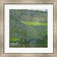 Framed Litzlberg on Lake Attersee, Austria. 1915