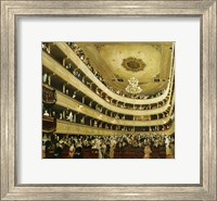 Framed Auditorium In The ""Altes Burgtheater"", 1888