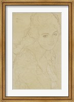 Framed Study For The Painting ""Portrait Ria Munk III"", 1917-1918