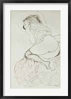 Framed Liegender Halbakt Nach Links - Female Nude, 1912-1913