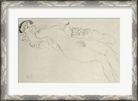 Framed Liegender Maedchenakt Nach Links - Female Nude Turned Left, 1914-1915