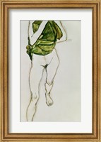 Framed Striding Torso In Green Shirt, 1913