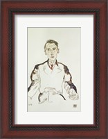 Framed Portrait of Dr. Heinrich Rieger, 1917