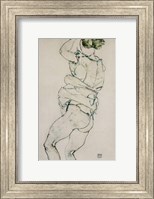 Framed Standing Semi-Nude With Raised Left Arm, 1914