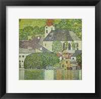 Framed Kirche in Unterach am Attersee - Church in Unterach on Attersee
