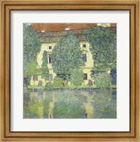 Framed Schloss Kammer Am Attersee Iii (Wasserschloss), 1910