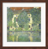 Framed Schloss Kammer Am Attersee Iii (Wasserschloss), 1910