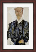 Framed Portrait of Architect Otto Wagner