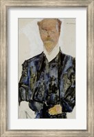 Framed Portrait of Architect Otto Wagner