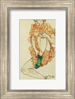 Framed Green Stocking, 1914