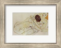 Framed Two Girls (Lovers), 1914