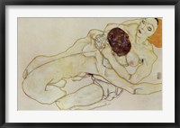 Framed Two Girls (Lovers), 1914