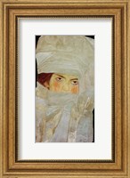 Framed Artist'S Sister Melanie With Silver-Colored Scarves, 1908