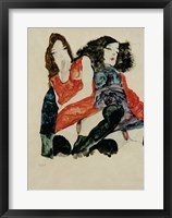 Framed Two Girls, 1911