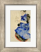 Framed Girl In Blue Apron, 1912