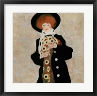 Framed Portrait Of A Woman With Black Hat (Gertrude Schiele), 1909