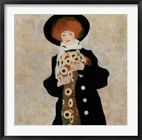Framed Portrait Of A Woman With Black Hat (Gertrude Schiele), 1909