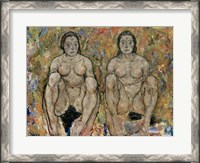 Framed Squatting Women, 1918