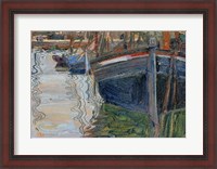 Framed Boats Mirrored In The Water, 1908