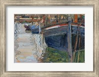 Framed Boats Mirrored In The Water, 1908
