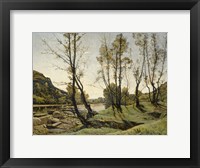 Framed Aumance Valley, 1875