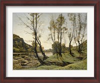 Framed Aumance Valley, 1875