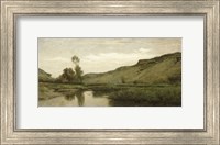 Framed Valley Of Optevoz, 1857