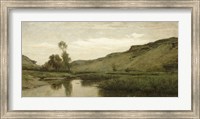 Framed Valley Of Optevoz, 1857