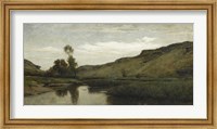 Framed Large Valley Of Optevoz, 1857