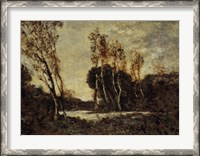 Framed Autumn Landscape