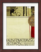Framed Poster for the First Art Exhibition of the ""Secession"" Art Movement
