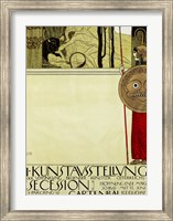 Framed Poster for the First Art Exhibition of the ""Secession"" Art Movement