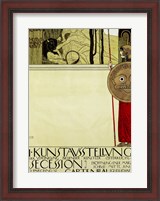 Framed Poster for the First Art Exhibition of the ""Secession"" Art Movement