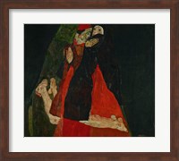 Framed Cardinal And Nun (Liebkosung), 1912