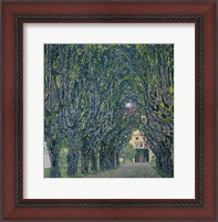 Framed Tree-Lined Road Leading To The Manor House At Kammer, 1912