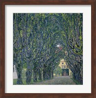 Framed Tree-Lined Road Leading To The Manor House At Kammer, 1912