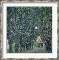 Framed Tree-Lined Road Leading To The Manor House At Kammer, 1912