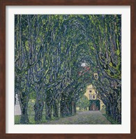 Framed Tree-Lined Road Leading To The Manor House At Kammer, 1912