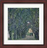 Framed Tree-Lined Road Leading To The Manor House At Kammer, 1912