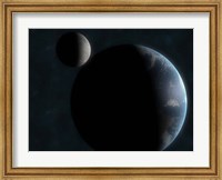 Framed Earth and the Moon