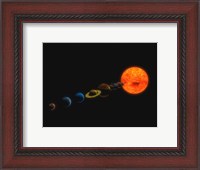 Framed Solar System