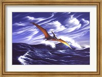 Framed Pteranodon Soars Over Waves