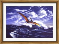 Framed Pteranodon Soars Over Waves