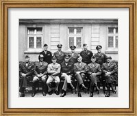 Framed Senior American Military Commanders