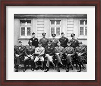 Framed Senior American Military Commanders