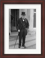 Framed Winston Churchill