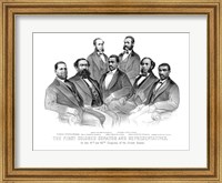 Framed First African American Senator and Representatives