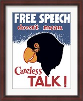 Framed Free Speech