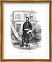Framed General George McClellan
