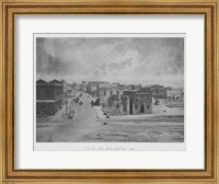 Framed Atlanta, Georgia 1863